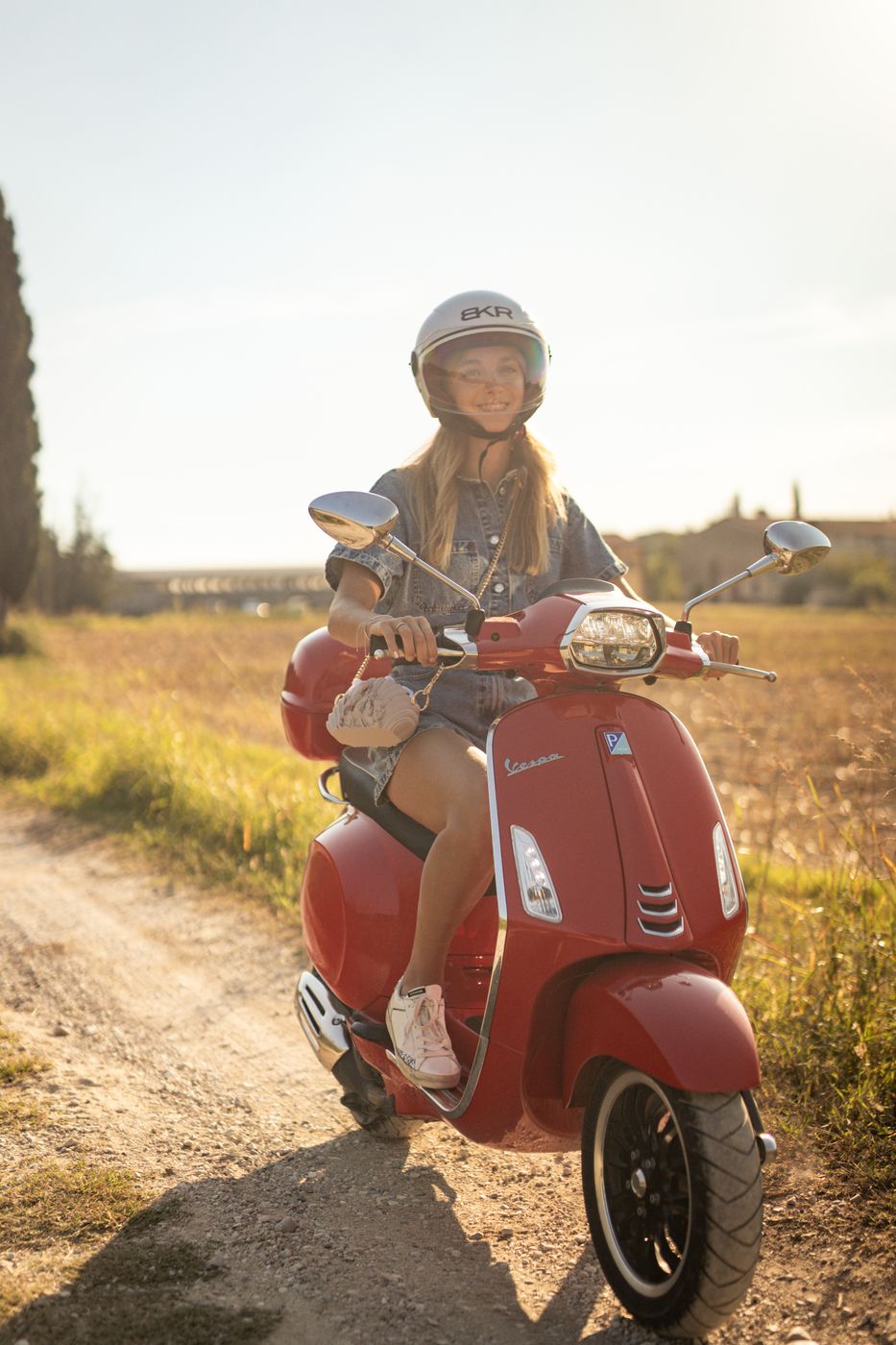 Auf der Vespa