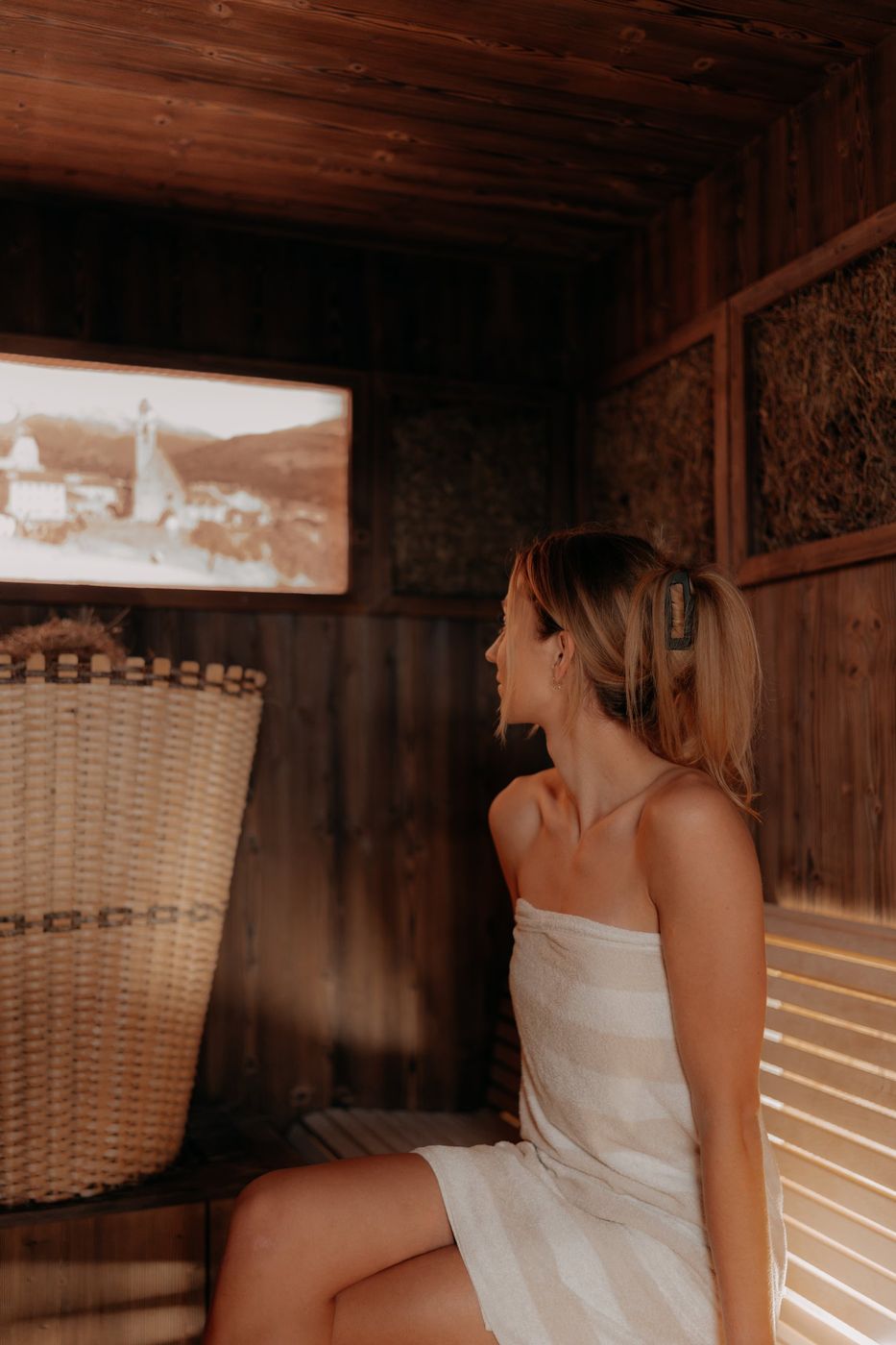 In der Sauna